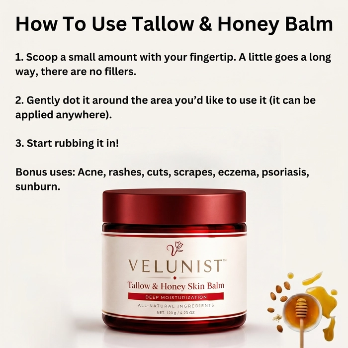 Velunist™ Tallow & Honey Skin Balm